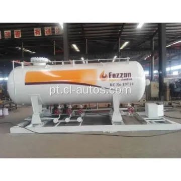 10000liters 5tons Liquid Petroleum Gas Skid Station